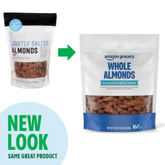 Happy Belly kosher almonds with clear label for pantry-friendly snacking
