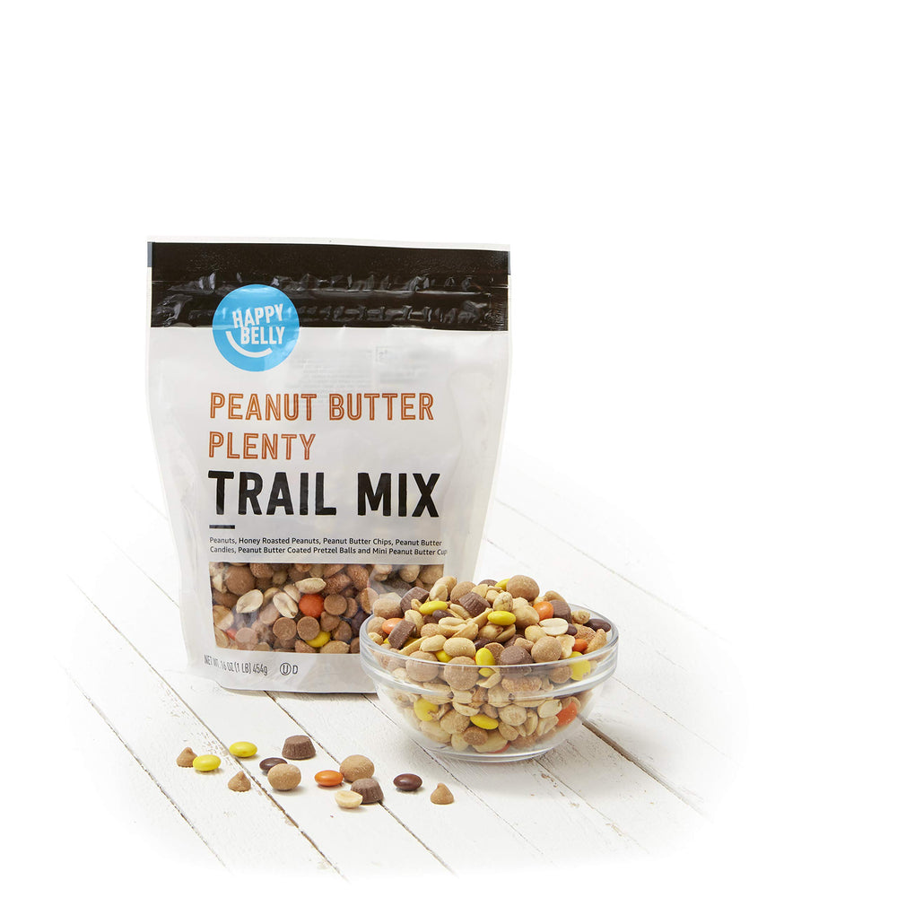 Happy Belly peanut butter-coated pretzel balls mix crunch with rich flavor.