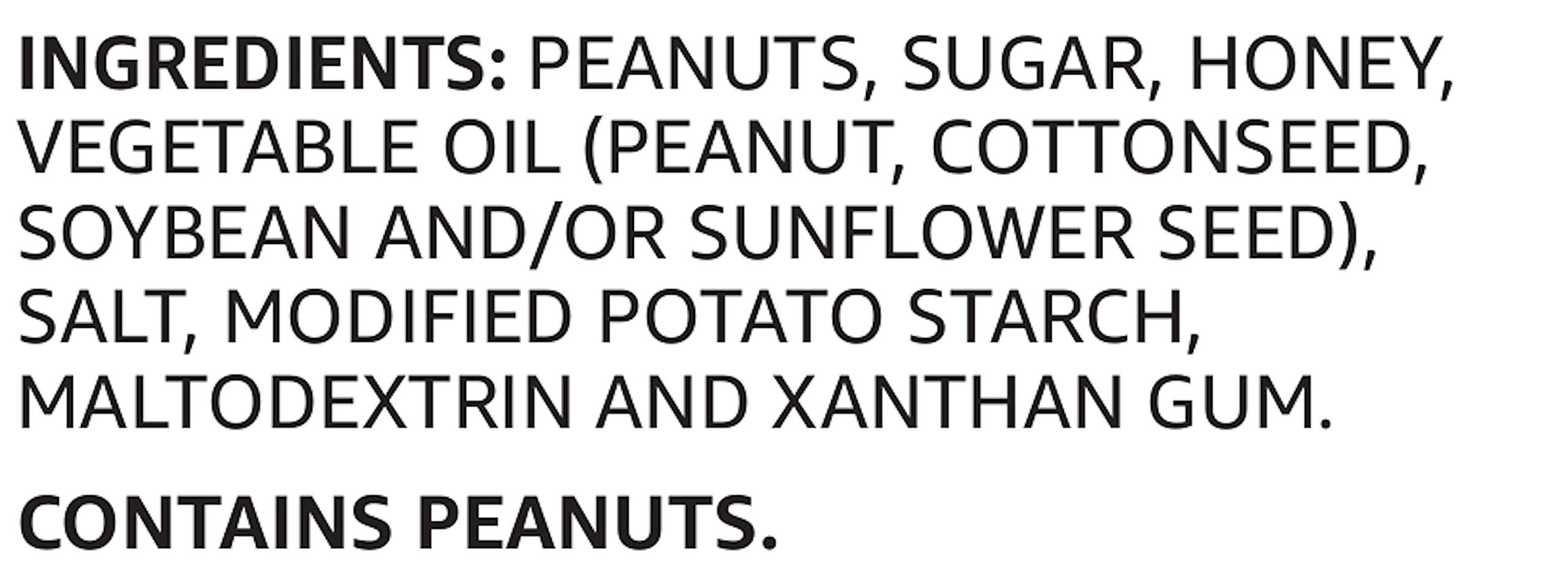 Happy Belly Honey Roasted Peanuts sea-salt sprinkles highlight sweet-salty flavor.
