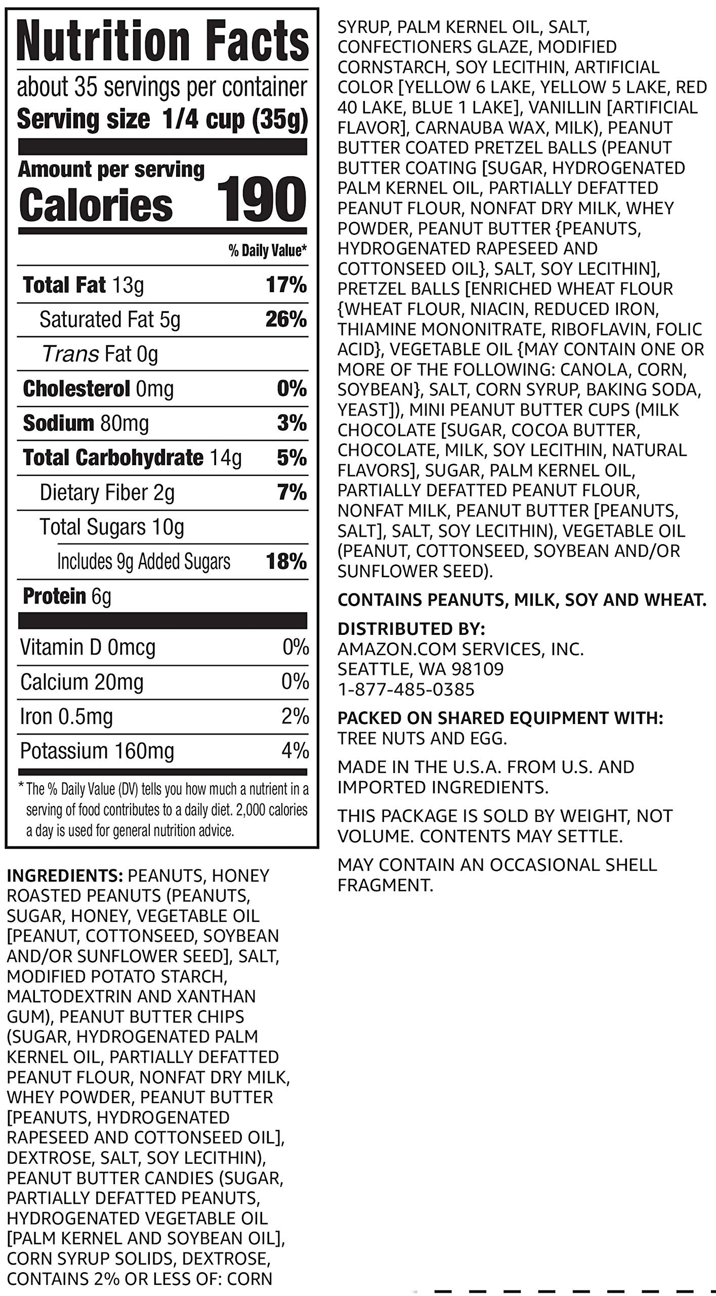 Happy Belly roasted peanuts provide a crunchy bite for on-the-go snacking.