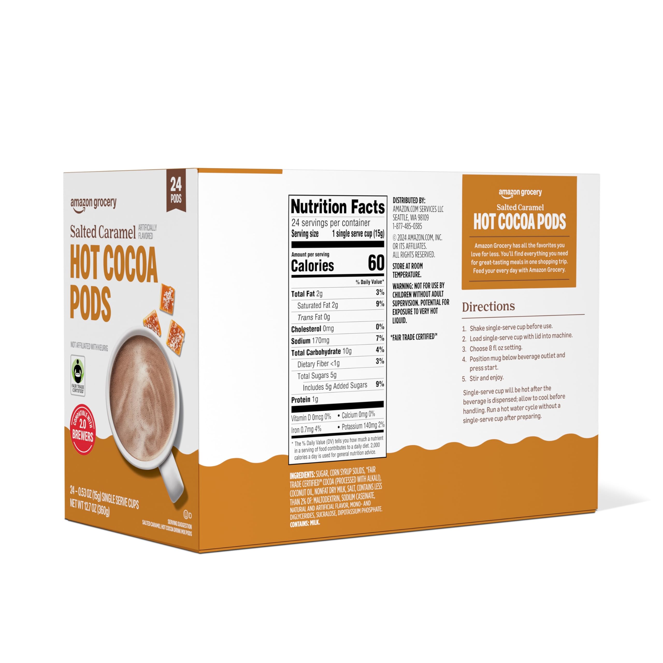 Happy Belly pod packaging close-up, convenient single-serve portion for busy days