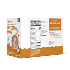 Happy Belly pod packaging close-up, convenient single-serve portion for busy days