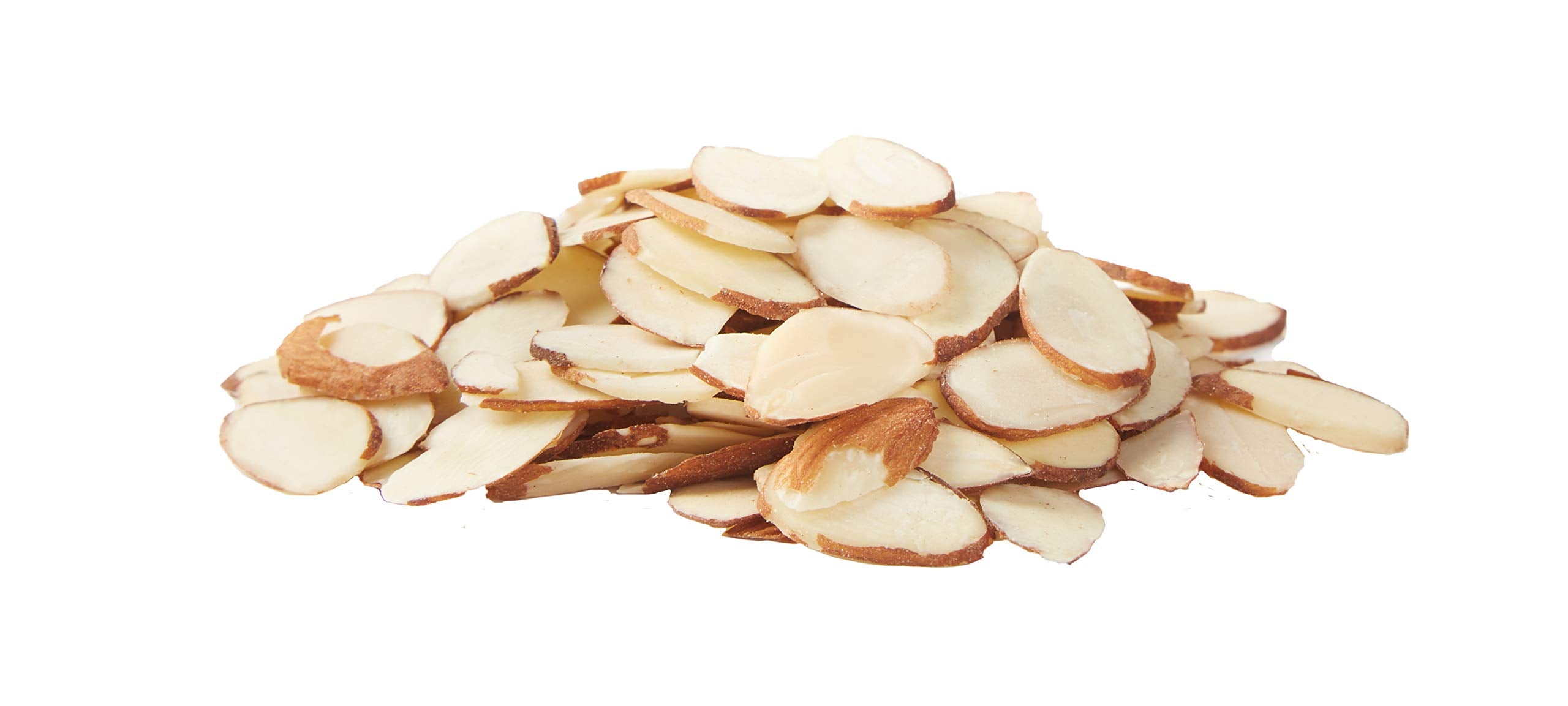 Snack ready Happy Belly sliced almonds in a resealable bag