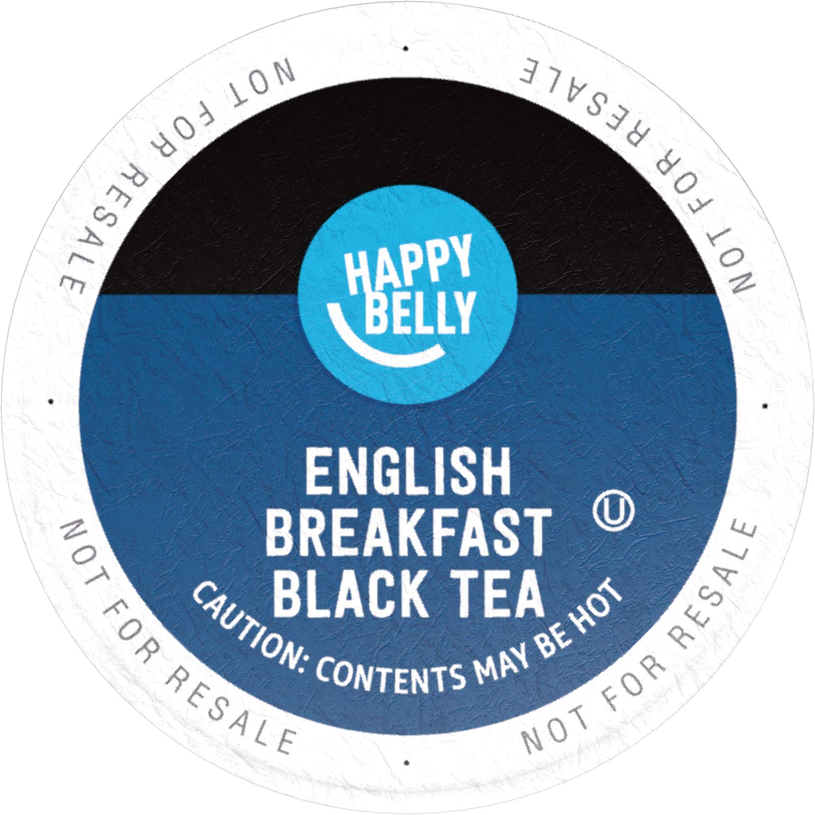Bold English Breakfast flavor from Happy Belly pods, great with milk or sugar.