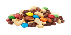 Happy Belly Trail Mix almonds and cashews for a protein-rich snack.