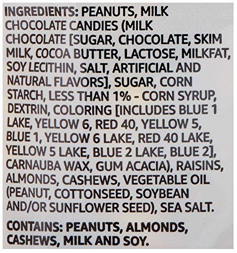 Happy Belly Trail Mix on a backpack, ideal for quick energy during adventures.