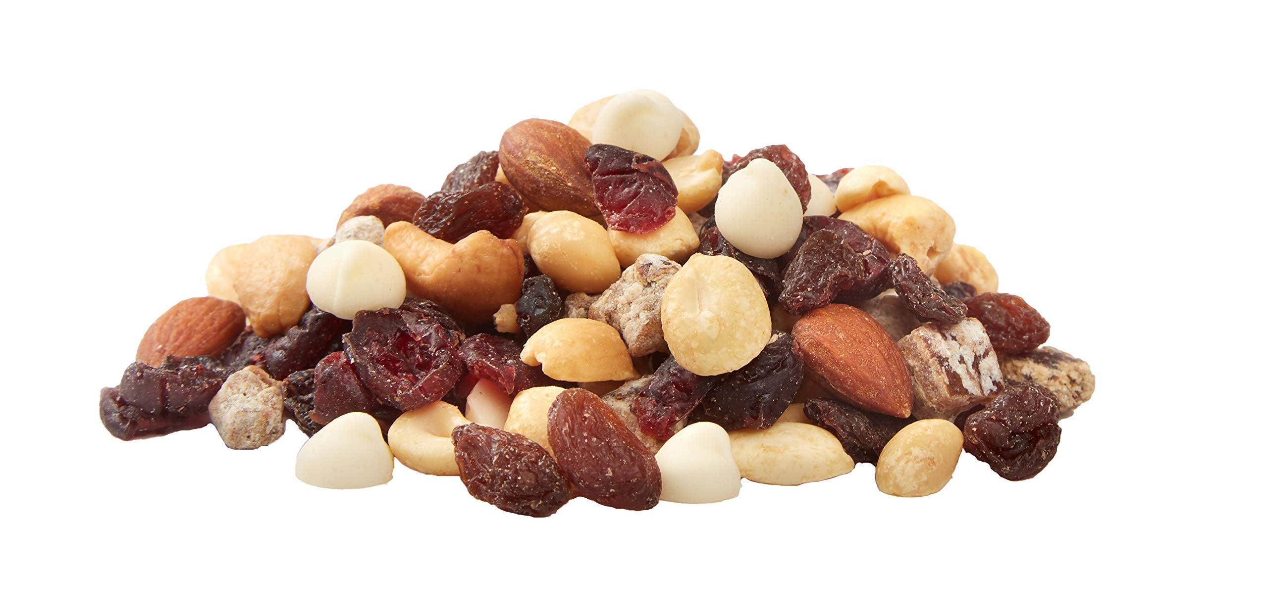 Handful of Happy Belly Yogurt Trail Mix during outdoor activity