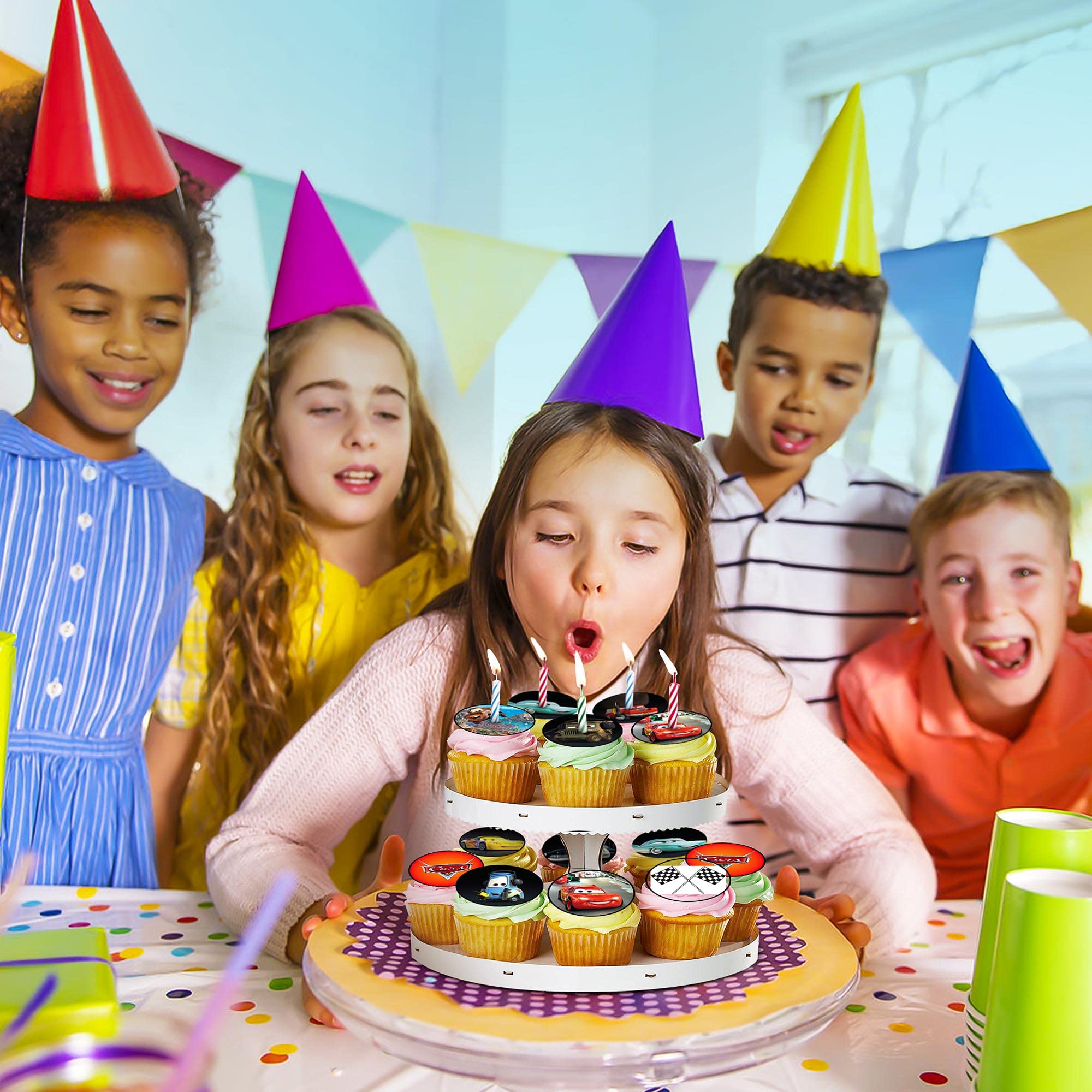 Happy Choices birthday toppers pair with cookies and cakes for themed celebrations.