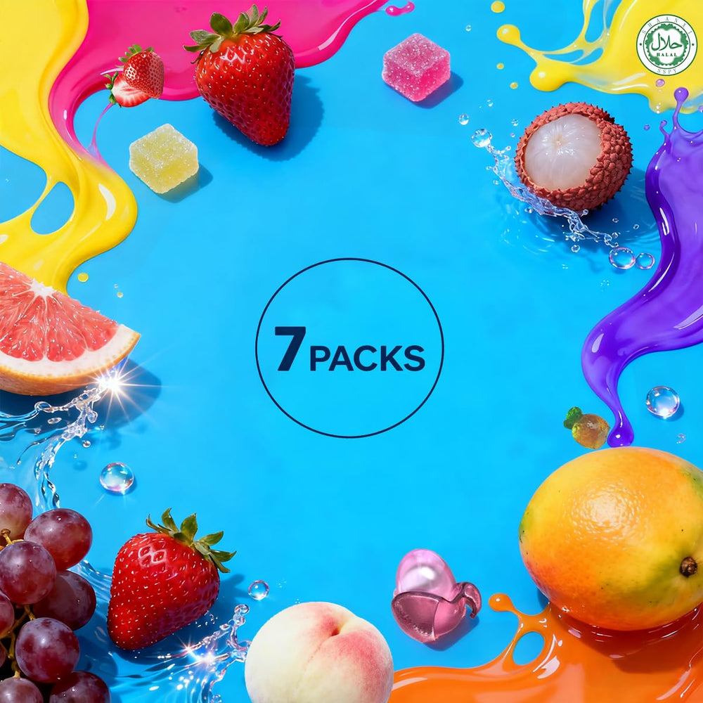 Happy Global Kozed Peelable Gummy individually wrapped convenience for travel.