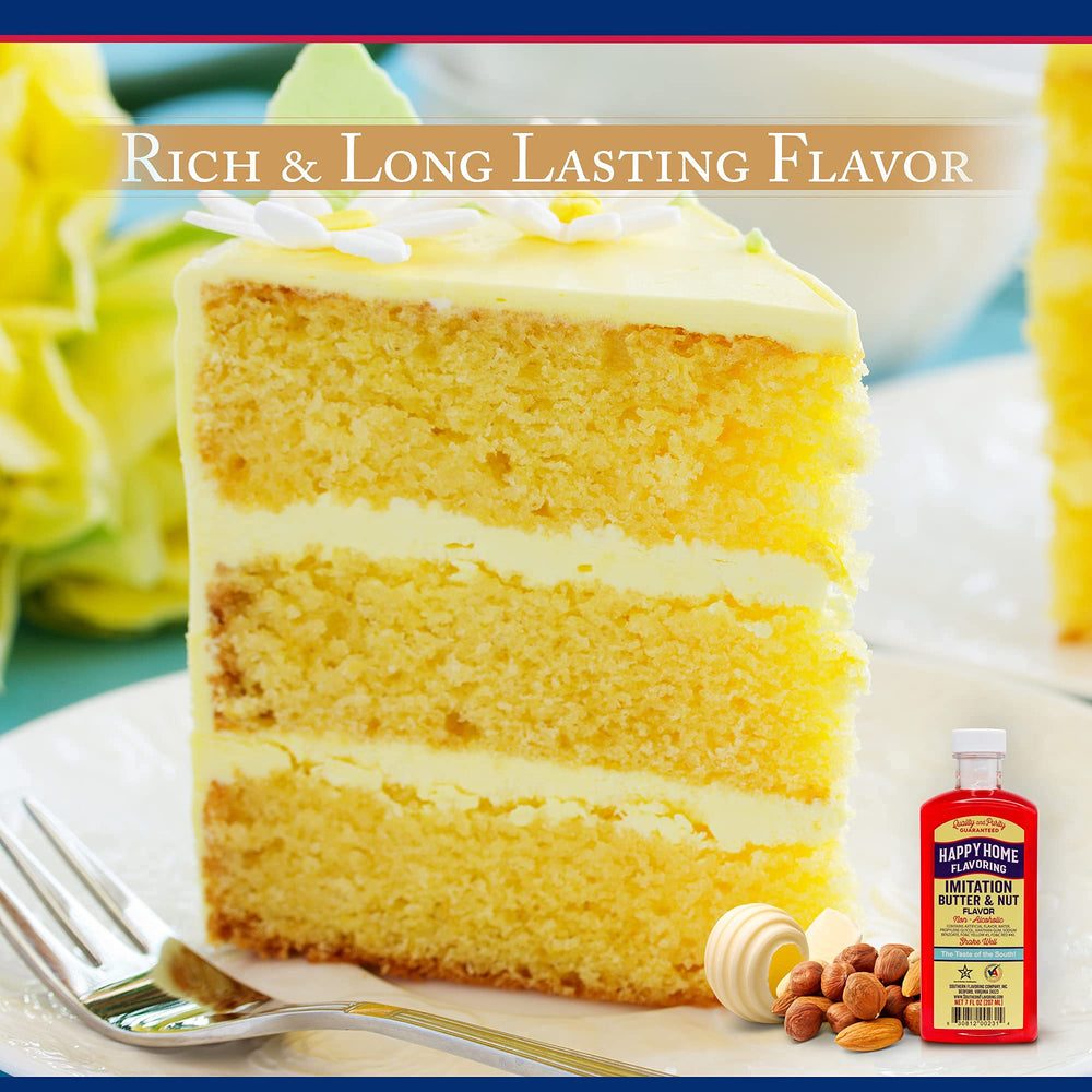 Happy Home Flavoring added to baking, rich color in desserts