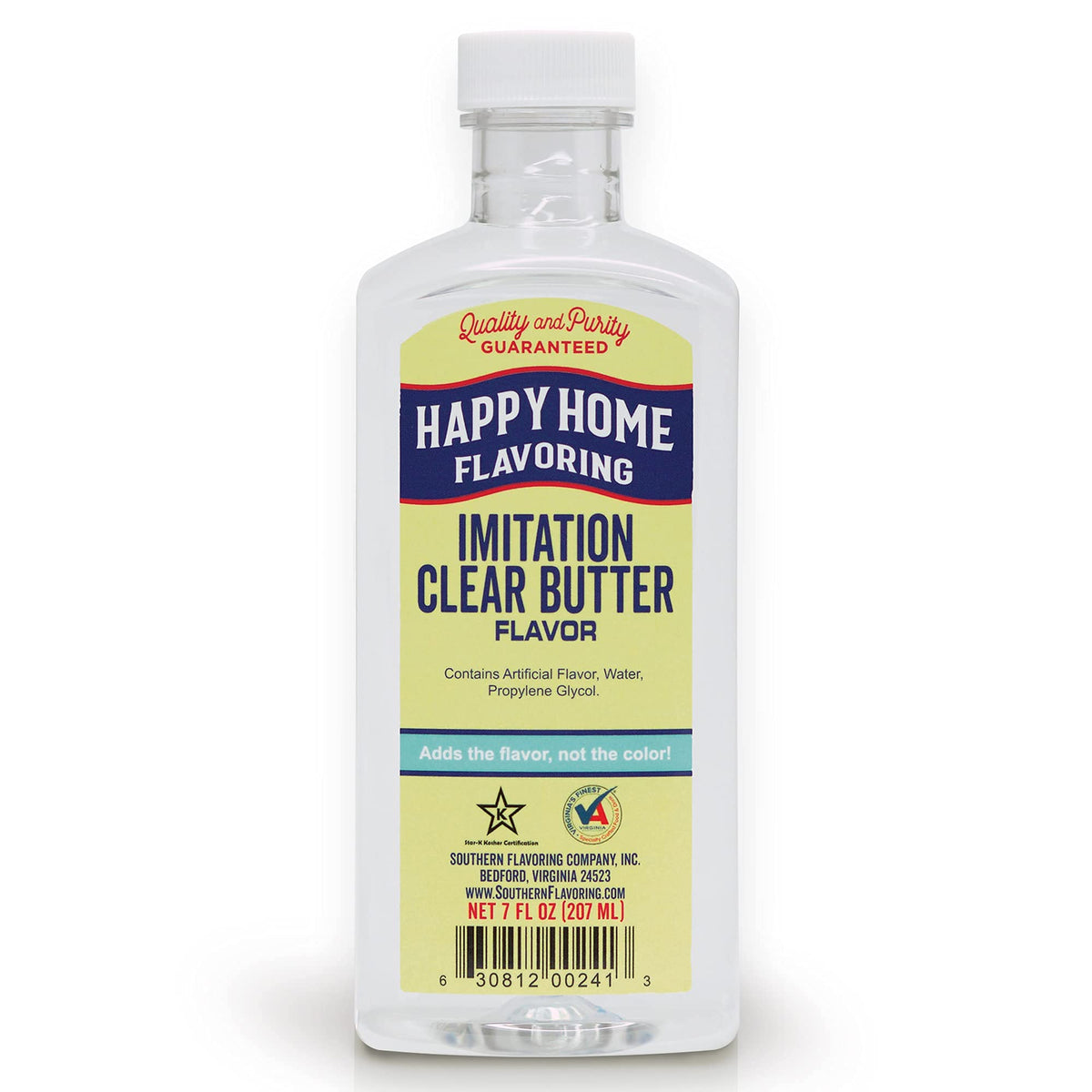 Happy Home Imitation Clear Butter Flavoring bottle elevates baked goods with a rich butter aroma