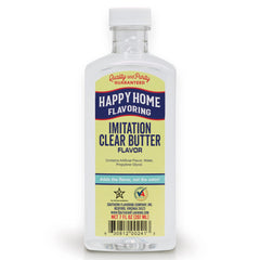 Happy Home Imitation Clear Butter Flavoring bottle elevates baked goods with a rich butter aroma