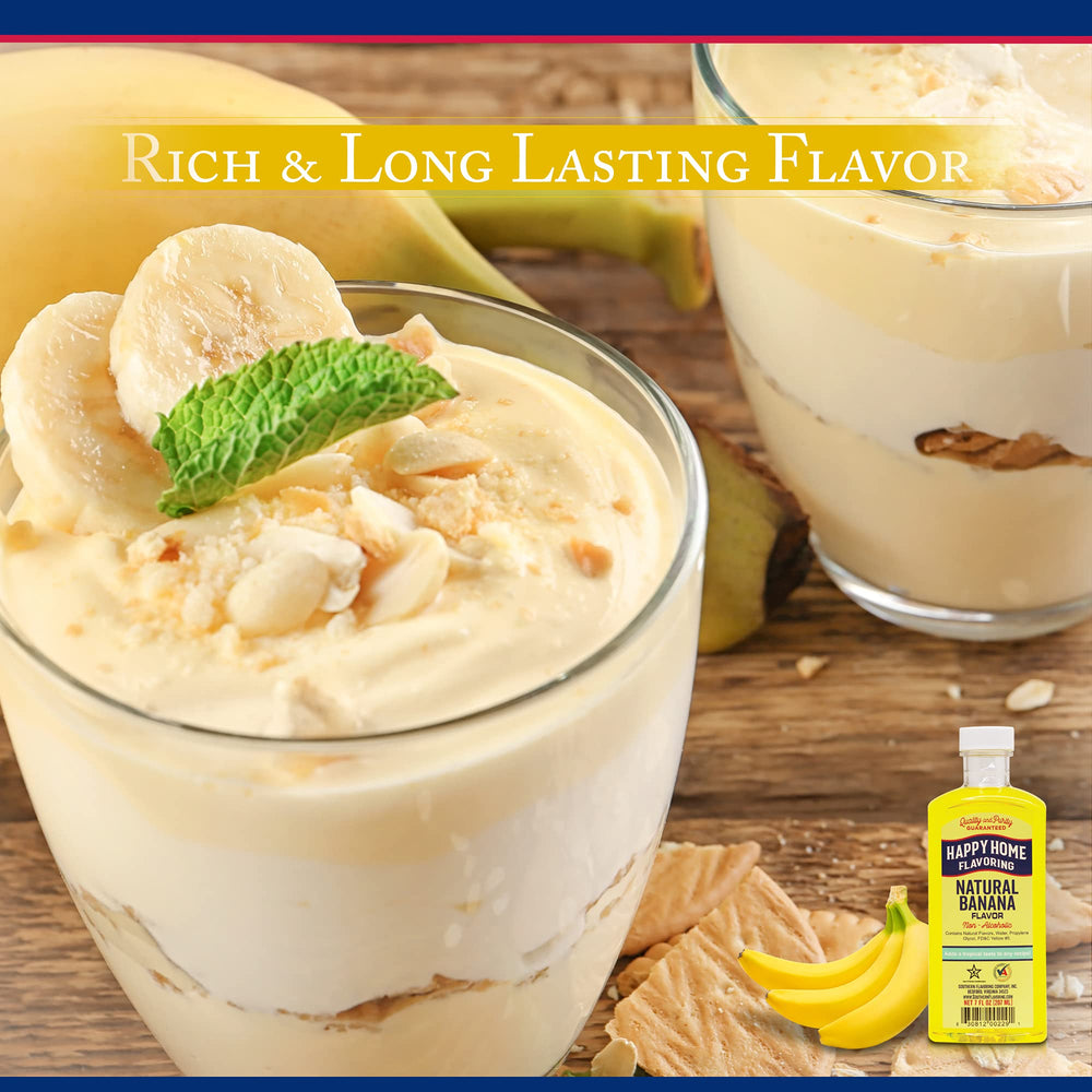 Happy Home banana flavoring baking ideas for cakes and cookies