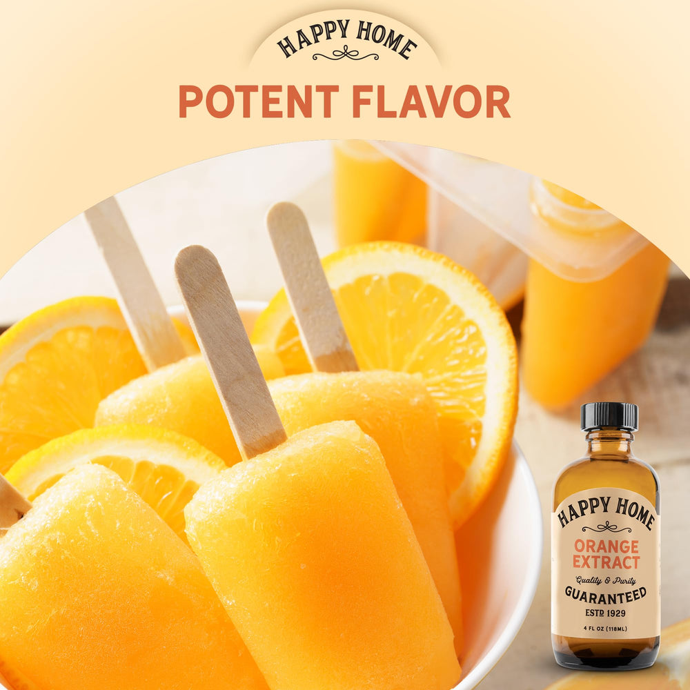 Happy Home Orange Extract stirred into cake batter for bright zest.