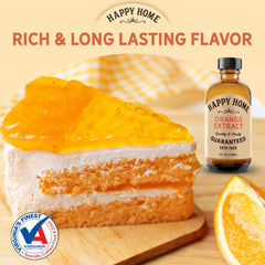 Happy Home Orange Extract mixed into cookies for fresh orange flavor.