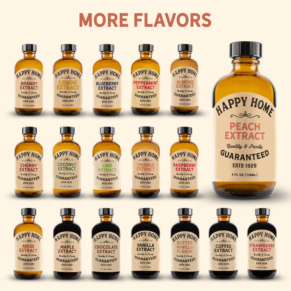 Cake icing enhanced with Happy Home peach flavor for a fruity finish