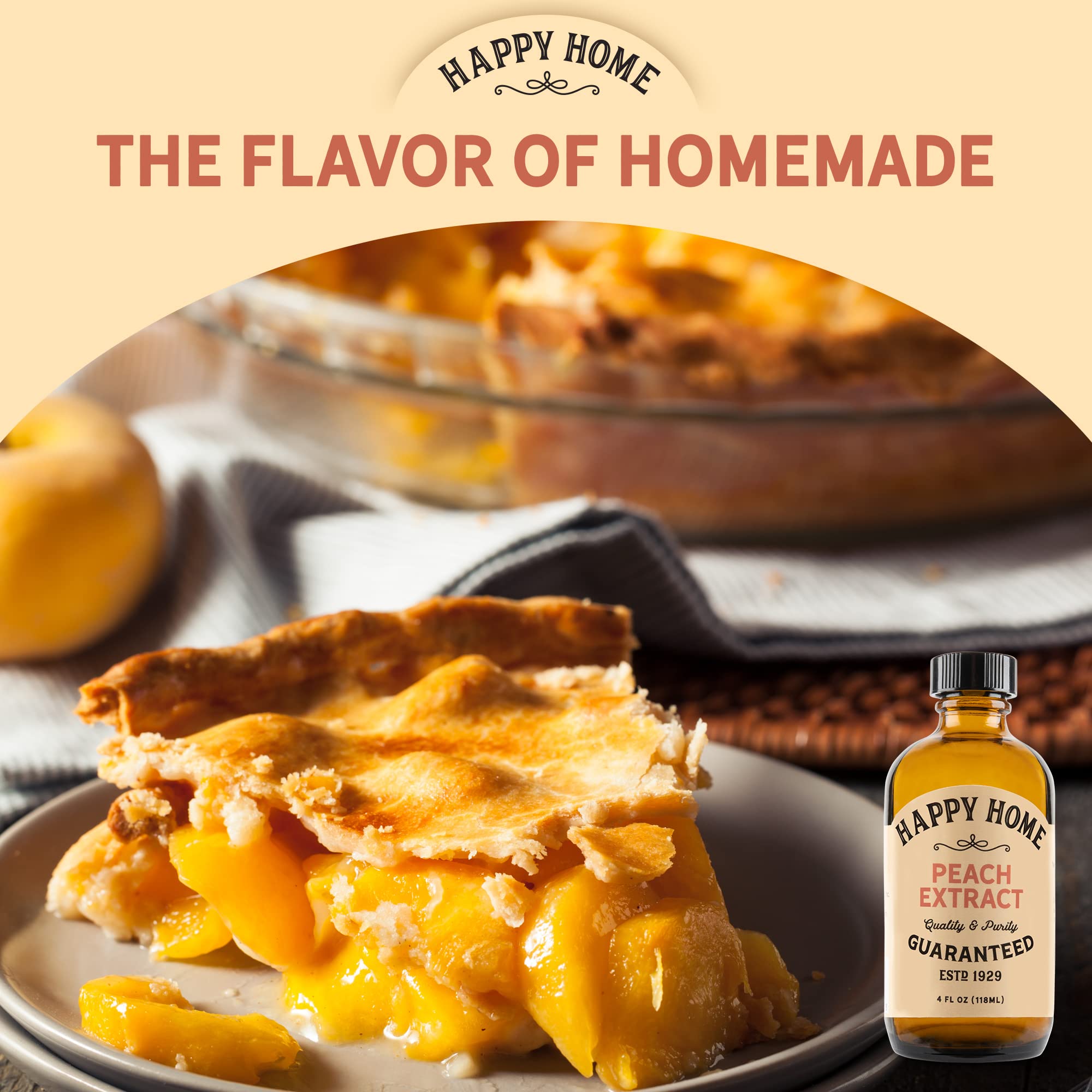 Ingredients: natural flavors, water, propylene glycol in Happy Home peach flavor