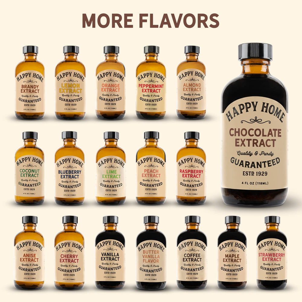 Happy Home Premium Natural Chocolate Flavor kosher certification seal on label