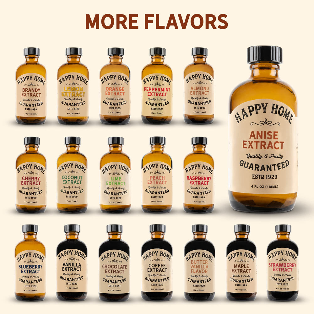 Happy Home Pure Anise Extract kosher seal signals versatile kosher use