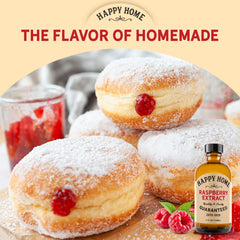 Happy Home Raspberry Flavor pour-action over cake batter