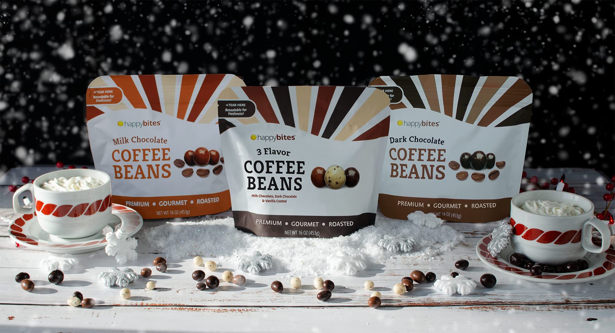 Happy Bites serving idea: pair with afternoon coffee