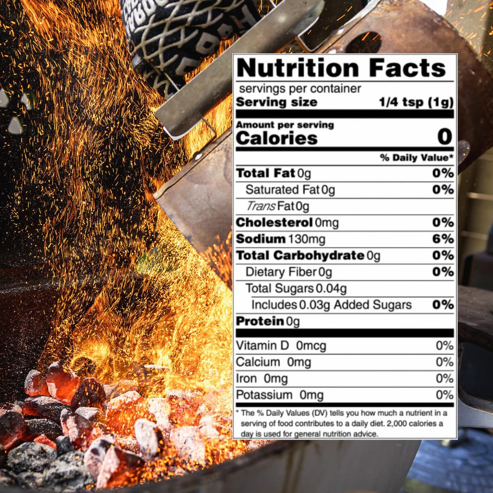 Amplify powder closeup highlights savory texture and flavor appeal for dishes.