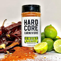 Chili lime dusting on tacos from Hardcore Carnivore adds brightness.