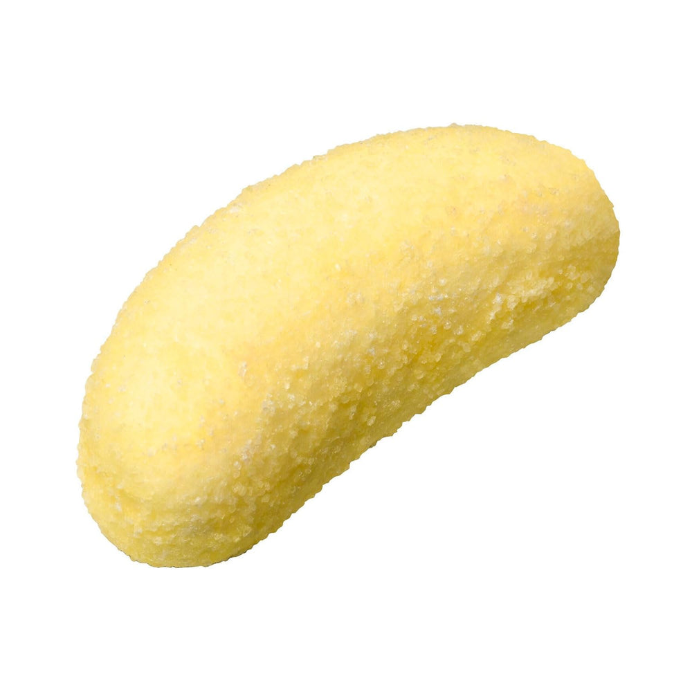 Haribo Banana Candies texture close-up showing soft chew, a satisfying bite.