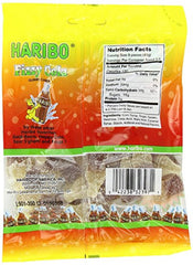 Haribo Fizzy Cola candies inside a bag highlight bold flavor and chewy texture.