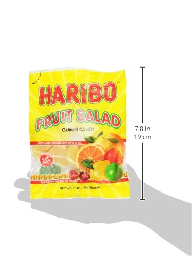 Haribo Fruit Salad Gummies snack-pack for on-the-go consumption