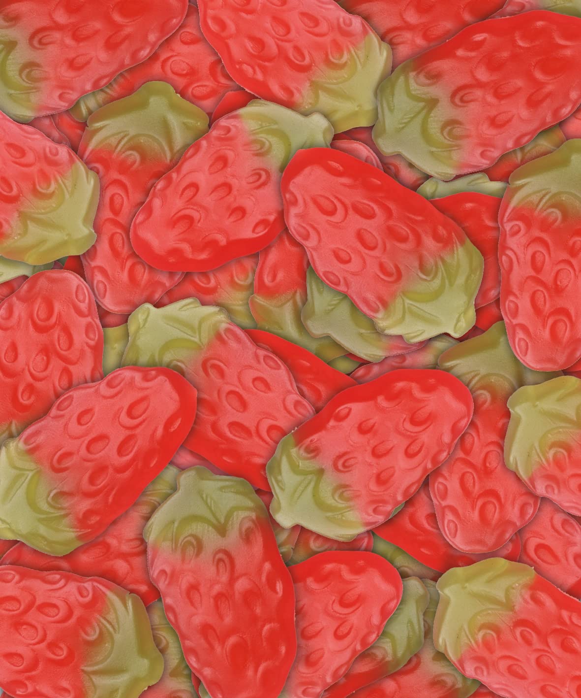 Haribo Giant Strawbs 160g serving plate demonstrates portion-friendly servings for gatherings.