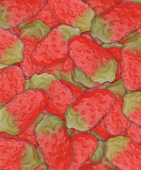 Haribo Giant Strawbs 160g serving plate demonstrates portion-friendly servings for gatherings.