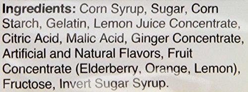 HARIBO Ginger-Lemon gummies in bag display ideal for sharing.
