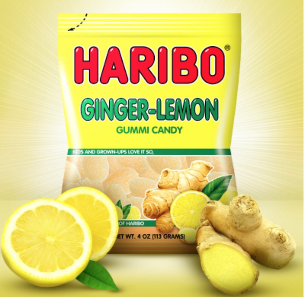 HARIBO gummies in a serving bowl show inviting color and bite-sized goodness.