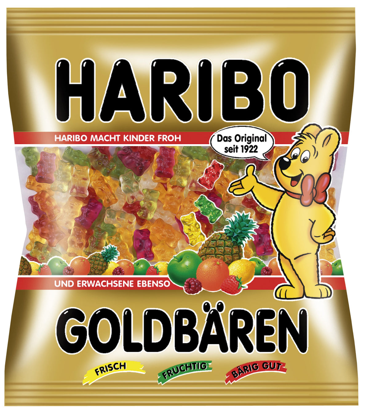 Haribo Gold Bear 1kg bag — perfect party snack to share.