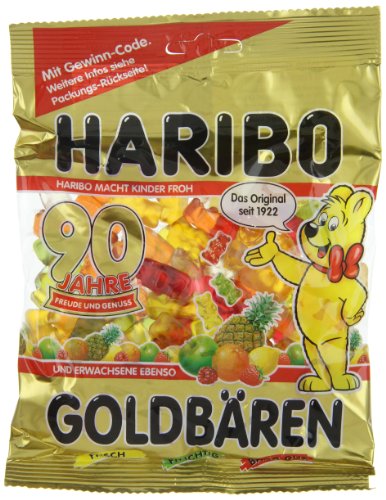 Haribo Goldbaren orange flavor gummies, sunny citrus chew.