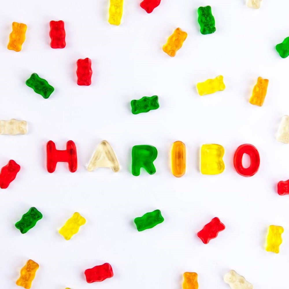 HARIBO Goldbears kids snack colorful gummies for fun moments.