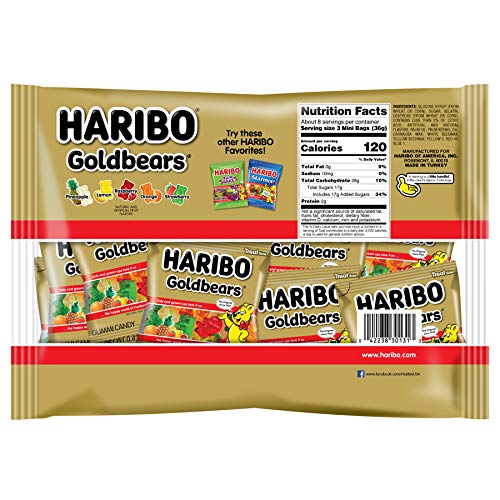 Haribo Goldbears lemon flavor for a bright, fruity bite.