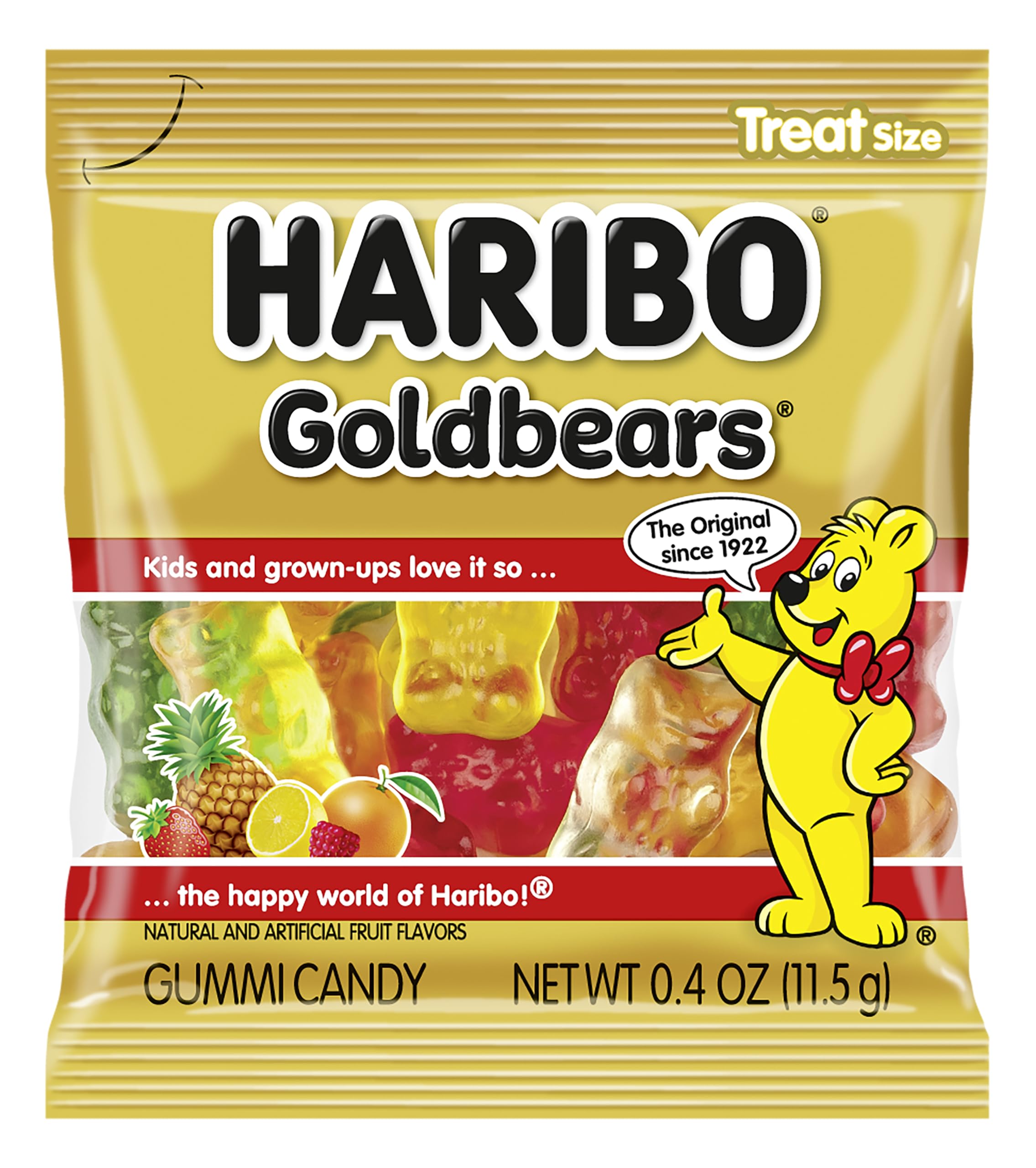Haribo Goldbears orange flavor for zesty, sunny sweetness.
