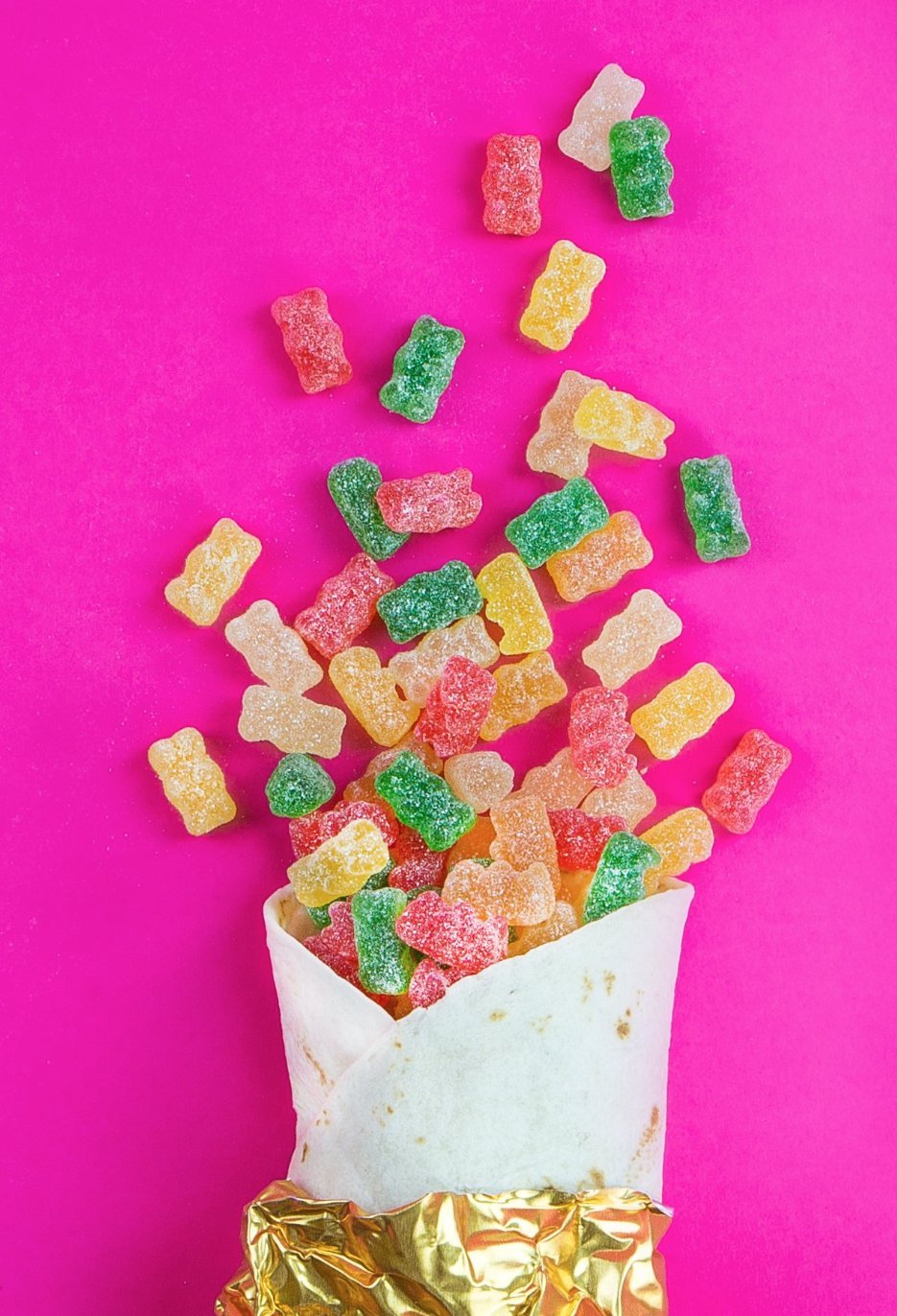 HARIBO Goldbears sour raspberry bears, bold flavor for candy bowls and swaps.