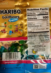 Haribo Goldbears Tropical Kiwi gummies ideal for lunchbox treats
