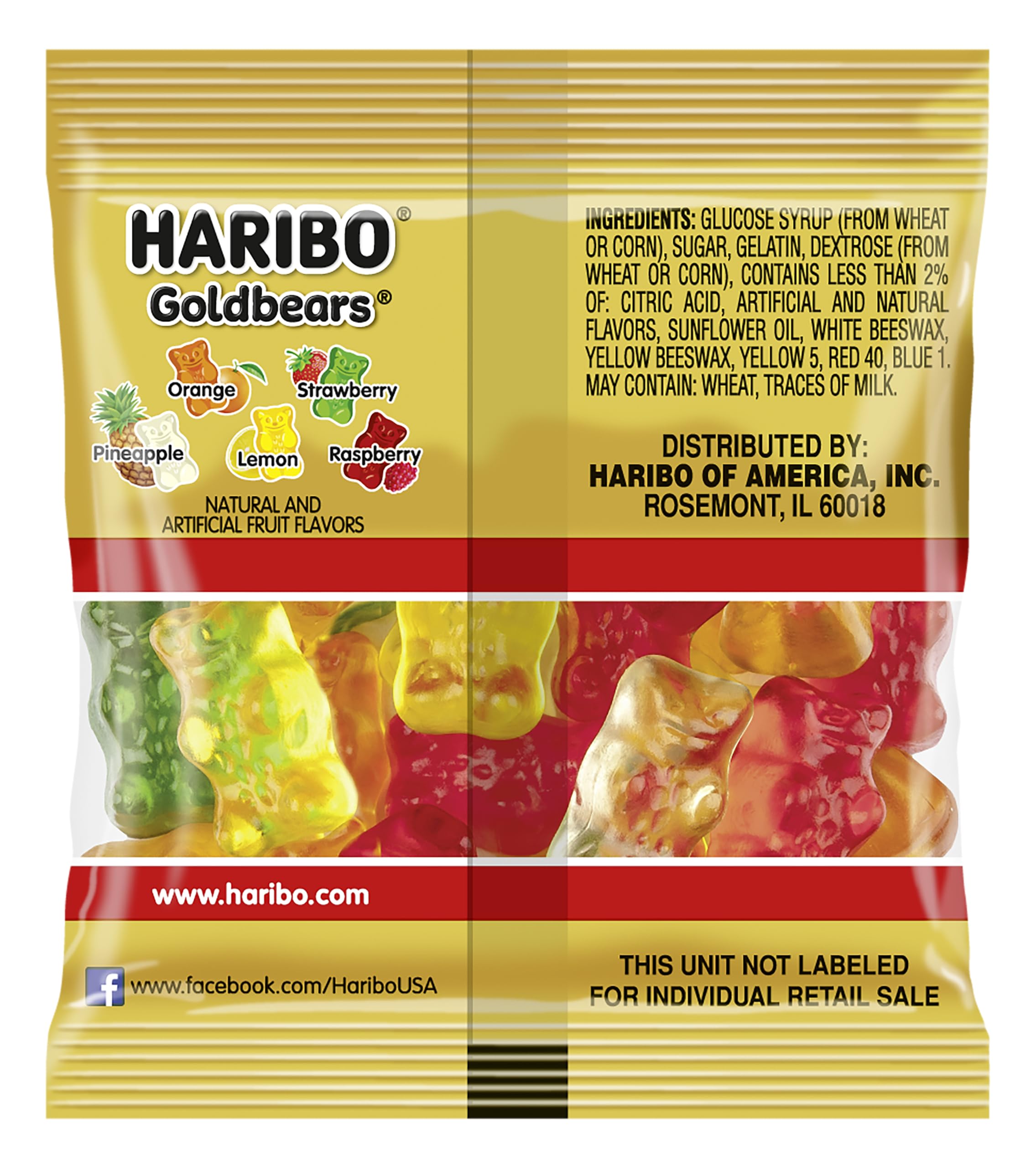 HARIBO Goldbears sharing jar suitable for gift baskets and celebrations