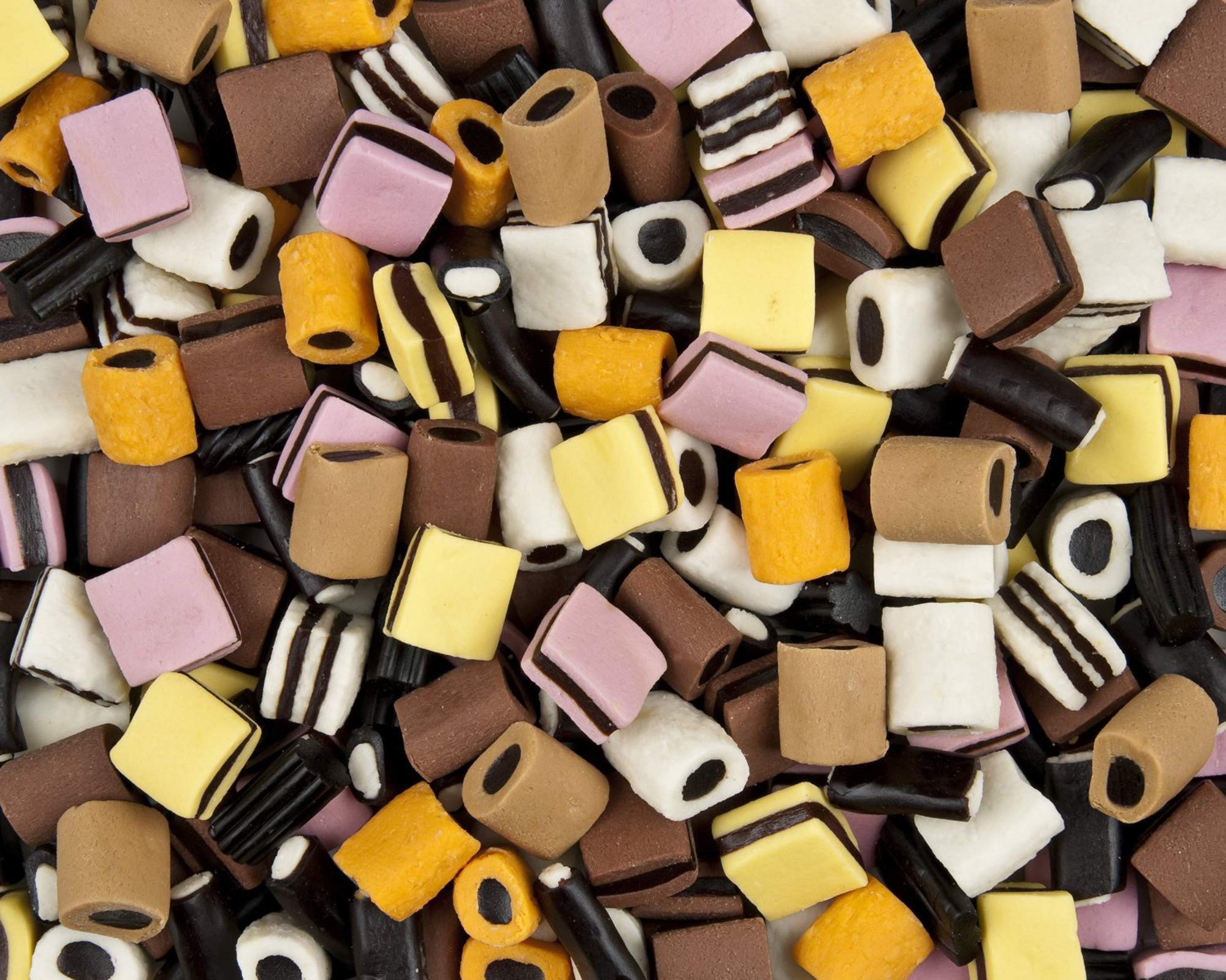Haribo Konfekt Liquorice soft gummy candies in a bowl for sharing moments