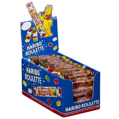 Haribo Roulette rolls image: colorful assortment, ideal for sharing at parties