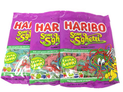 Haribo Sour Spaghetti 3-pack bundle for sharing at parties