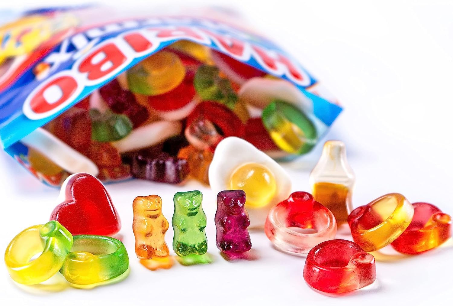 Haribo Starmix colorful gummy shapes brighten snack time