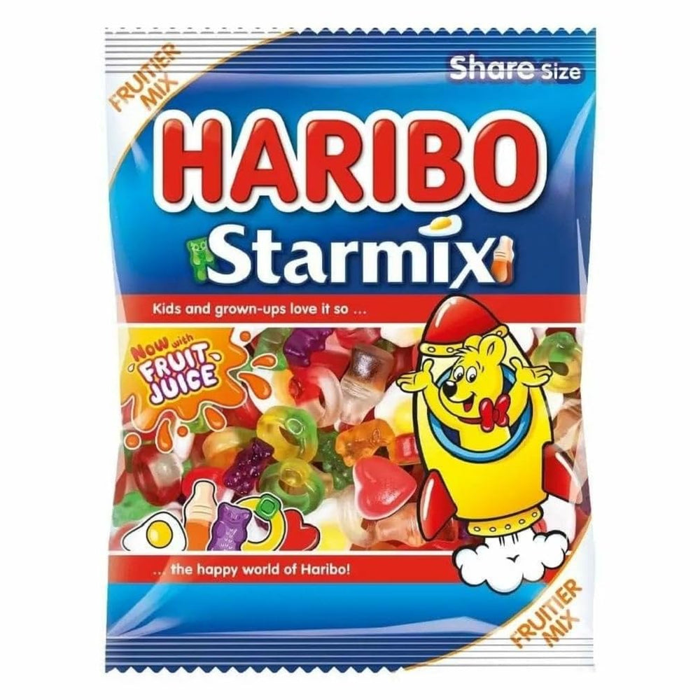 Haribo Starmix bag 160g with colorful gummies for sharing
