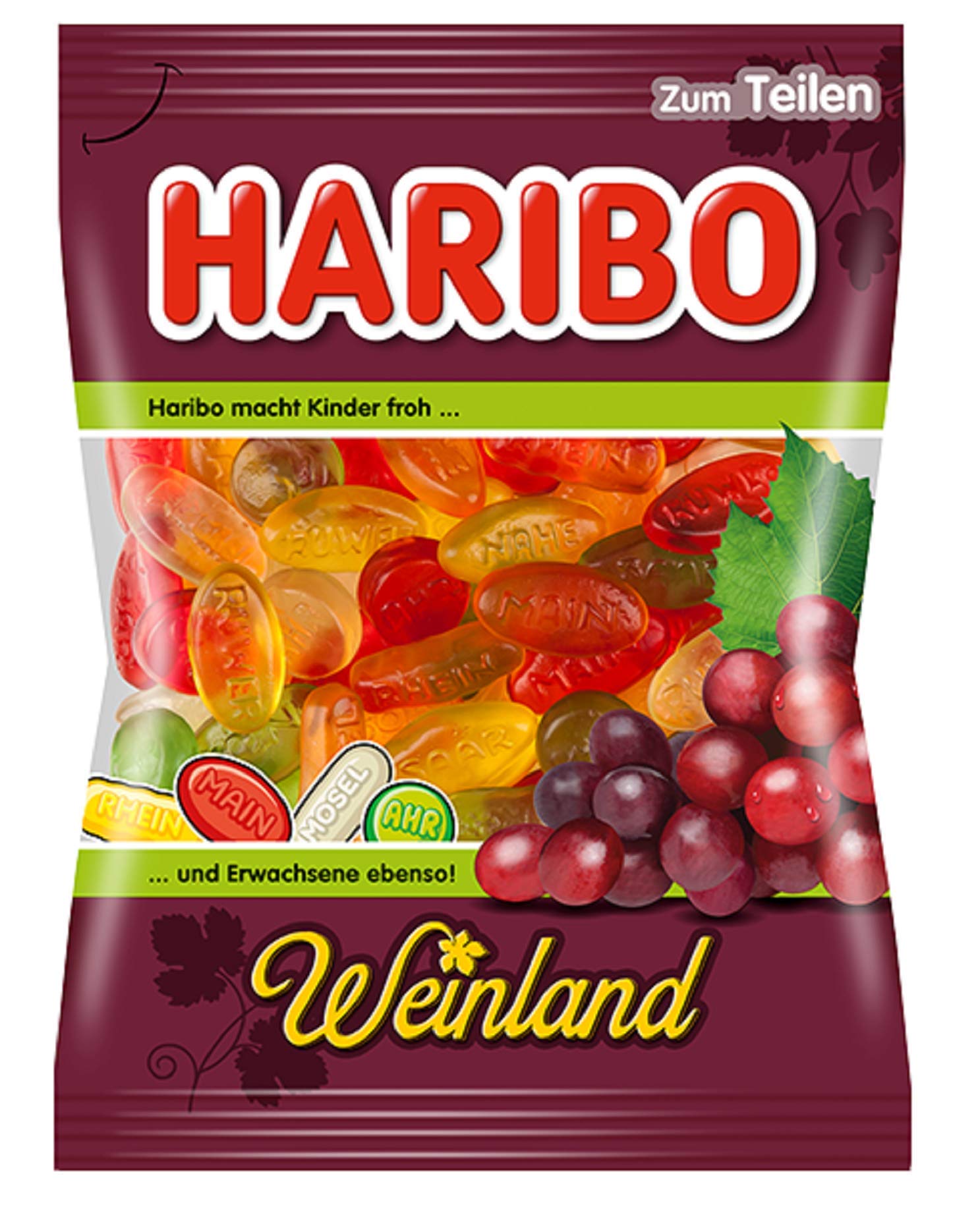 HARIBO Weinland pineapple fruit gum – aromatic bite for quick refreshment.