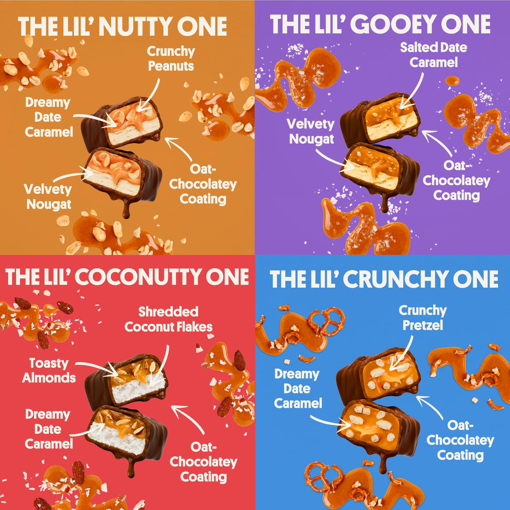 Harken Lil’ Ones Coconutty Bar with toasted coconut and smooth chocolate.