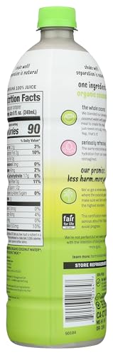 Harmless Harvest Organic Original Coconut Smoothie cream-texture shot emphasizes rich coconut cream and satisfying mouthfeel.